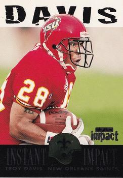 1997 SkyBox Impact - Instant Impact #5 Troy Davis Front