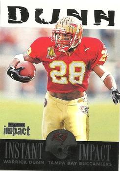 1997 SkyBox Impact - Instant Impact #7 Warrick Dunn Front