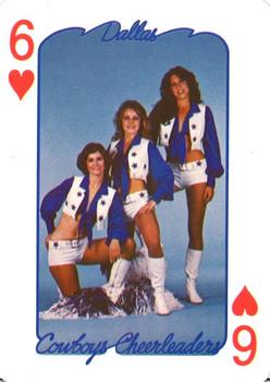 1979 Dallas Cowboys Cheerleaders Playing Cards #6♥  Front