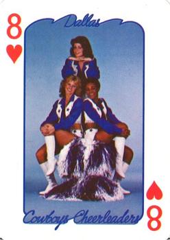 1979 Dallas Cowboys Cheerleaders Playing Cards #8♥  Front