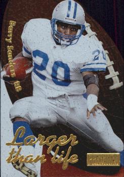 1997 SkyBox Premium - Larger Than Life #2LL Barry Sanders Front