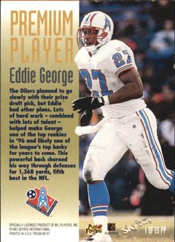 1997 SkyBox Premium - Premium Players #1PP Eddie George Back