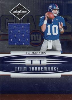 2006 Leaf Limited - Team Trademarks Materials #TT-26 Eli Manning Front