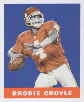 2006 Leaf Rookies & Stars - 1948 Leaf Blue #21 Brodie Croyle Front