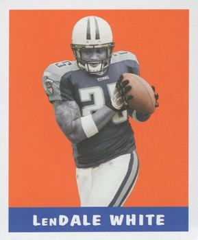 2006 Leaf Rookies & Stars - 1948 Leaf Orange #2 LenDale White Front