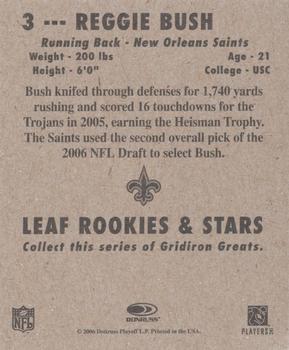 2006 Leaf Rookies & Stars - 1948 Leaf Orange #3 Reggie Bush Back