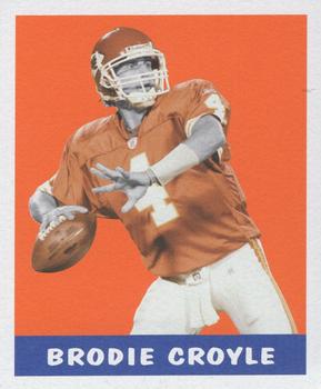 2006 Leaf Rookies & Stars - 1948 Leaf Orange #21 Brodie Croyle Front