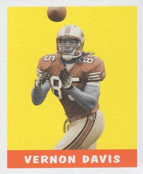 2006 Leaf Rookies & Stars - 1948 Leaf Yellow #6 Vernon Davis Front