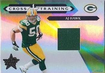 2006 Leaf Rookies & Stars - Crosstraining Materials #CT-11 A.J. Hawk Front