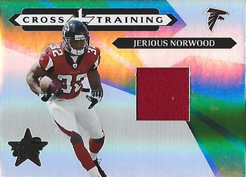 2006 Leaf Rookies & Stars - Crosstraining Materials #CT-18 Jerious Norwood Front
