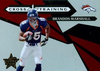 2006 Leaf Rookies & Stars - Crosstraining Red #CT-2 Brandon Marshall Front