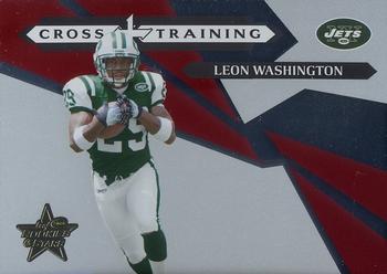 2006 Leaf Rookies & Stars - Crosstraining Red #CT-5 Leon Washington Front