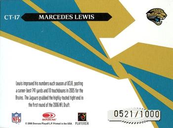 2006 Leaf Rookies & Stars - Crosstraining Red #CT-17 Marcedes Lewis Back