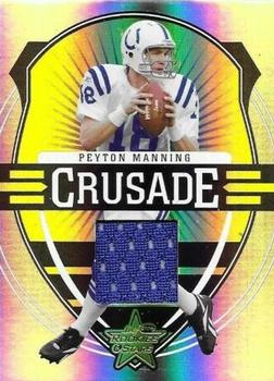 2006 Leaf Rookies & Stars - Crusade Materials #C-5 Peyton Manning Front