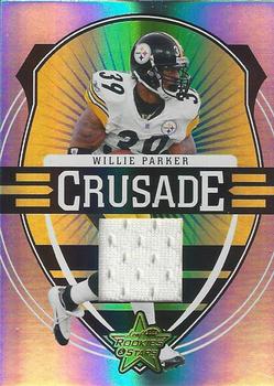2006 Leaf Rookies & Stars - Crusade Materials #C-12 Willie Parker Front