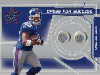 2006 Leaf Rookies & Stars - Dress for Success Face Masks #DS-12 Sinorice Moss Front