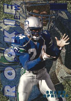 1997 SkyBox Premium - Rookie Preview #14RP Shawn Springs Front