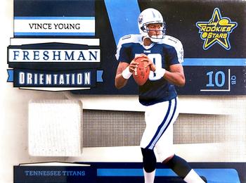 2006 Leaf Rookies & Stars - Freshman Orientation Materials Jerseys Prime #FO-6 Vince Young Front