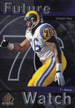 1997 SP Authentic #1 Orlando Pace Front