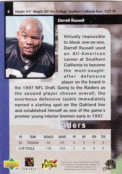 1997 SP Authentic #2 Darrell Russell Back