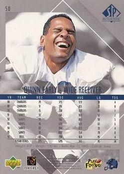 1997 SP Authentic #50 Quinn Early Back