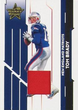 2006 Leaf Rookies & Stars - Materials Gold #65 Tom Brady Front