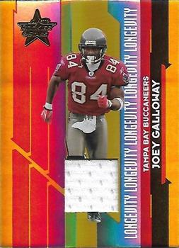 2006 Leaf Rookies & Stars - Materials Longevity Gold #96 Joey Galloway Front