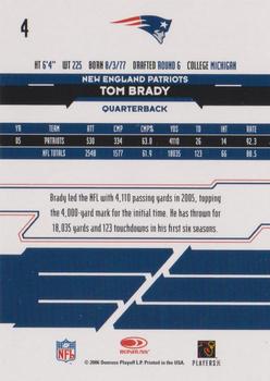 2006 Leaf Rookies & Stars - NFL Kickoff Classic #4 Tom Brady Back