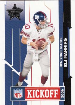 2006 Leaf Rookies & Stars - NFL Kickoff Classic #5 Eli Manning Front