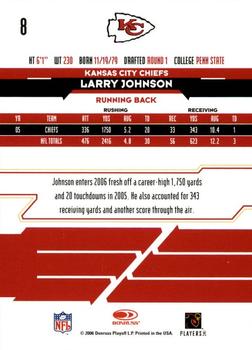 2006 Leaf Rookies & Stars - NFL Kickoff Classic #8 Larry Johnson Back