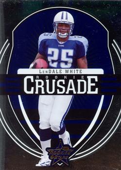 2006 Leaf Rookies & Stars - Rookie Crusade Blue #RC-9 LenDale White Front