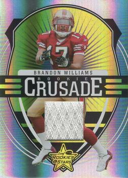 2006 Leaf Rookies & Stars - Rookie Crusade Materials #RC-14 Brandon Williams Front