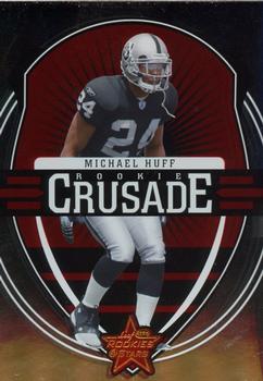 2006 Leaf Rookies & Stars - Rookie Crusade Red #RC-4 Michael Huff Front