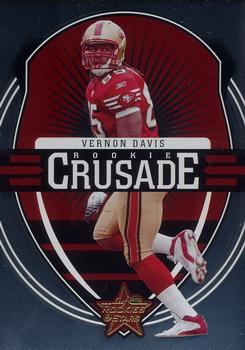2006 Leaf Rookies & Stars - Rookie Crusade Red #RC-13 Vernon Davis Front