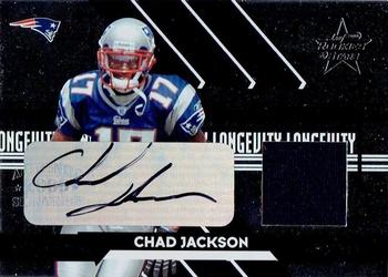 2006 Leaf Rookies & Stars - Rookie Material Autographs Longevity #SMR-270 Chad Jackson Front