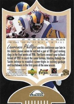 1997 SP Authentic #P-29 Lawrence Phillips Back