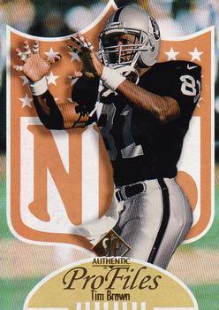 1997 SP Authentic #P-33 Tim Brown Front