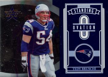 2006 Leaf Rookies & Stars - Standing Ovation Blue #SO-17 Tedy Bruschi Front