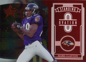 2006 Leaf Rookies & Stars - Standing Ovation Red #SO-10 Mark Clayton Front