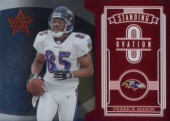 2006 Leaf Rookies & Stars - Standing Ovation Red #SO-25 Derrick Mason Front