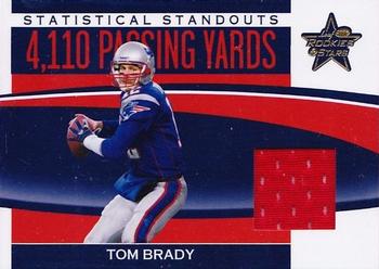 2006 Leaf Rookies & Stars - Statistical Standouts Materials #SS-1 Tom Brady Front