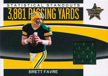 2006 Leaf Rookies & Stars - Statistical Standouts Materials #SS-3 Brett Favre Front