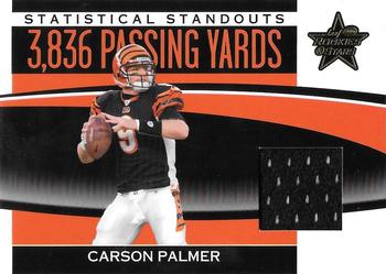 2006 Leaf Rookies & Stars - Statistical Standouts Materials #SS-4 Carson Palmer Front