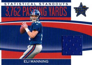 2006 Leaf Rookies & Stars - Statistical Standouts Materials #SS-5 Eli Manning Front