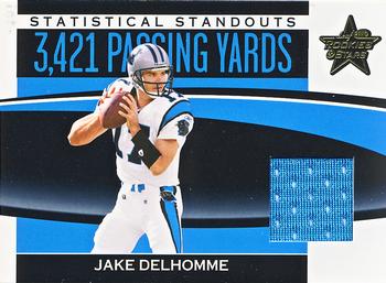 2006 Leaf Rookies & Stars - Statistical Standouts Materials #SS-9 Jake Delhomme Front