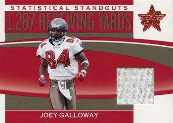2006 Leaf Rookies & Stars - Statistical Standouts Materials #SS-15 Joey Galloway Front