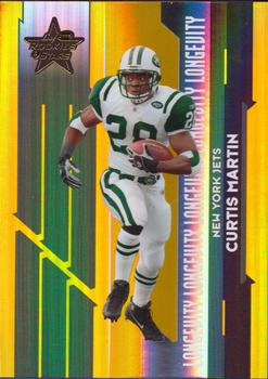 2006 Leaf Rookies & Stars - Longevity Gold #73 Curtis Martin Front