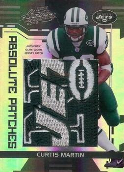 2006 Playoff Absolute Memorabilia - Absolute Patches Prime #AP-14 Curtis Martin Front