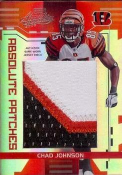 2006 Playoff Absolute Memorabilia - Absolute Patches Prime #AP-34 Chad Johnson Front