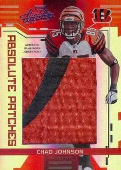 2006 Playoff Absolute Memorabilia - Absolute Patches Prime Spectrum #AP-34 Chad Johnson Front